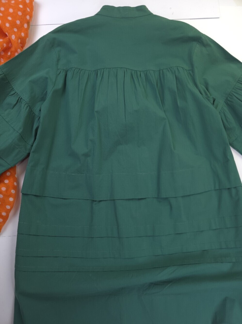 New Tuckernuck Pomander Place Forest Green Tunic Dress Sz M - Picture 14 of 16